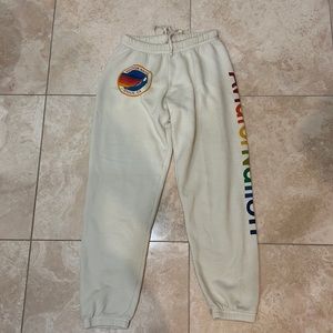 AVIATOR NATION ASPEN SWEATPANTS -
VINTAGE WHITE